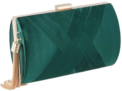 Dilireba Damen Clutch, Damen Clutch Abendtasche, Abendtasche, Elegante Kettentasche, Crossbody Umhängetasche Tasche, Elegant Abendtasche Mit Abnehmbarer Kette Für Hochzeit, Party, Date