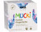 KREUL 2318 - Mucki schimmernde Funkel - Fingerfarbe, 4 x 150 ml in rosa, blau, silber und gold, parabenfrei, glutenfrei, laktosefrei und vegan, auswaschbar, vermalbar mit Pinsel, Schwamm und Fingern