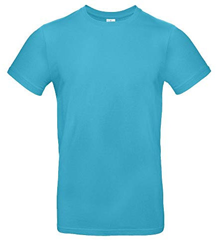 B&C - Single Jersey Herren T-Shirt #E190 / Swimming Pool, M
