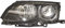 Scheinwerfer Xenon rechts 3-er E46 Limousine Touring Bj. 01-05