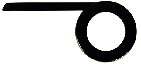 Herrmans Bike Components Slyde Fahrradkette Schwarz 38Zähne,118mm,319mm,