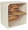CHICCIE Weinregal Wino aus Holz - Greta Geflammt 1x Regal Holzkiste