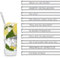 HALM Glasstrohhalme Trinksprüche Edition XL Party-Pack 20 Stück 20 cm lang mit gravierten lustigen Trinksprüchen in Deutsch Strohhalm Trinkhalm Glasstrohalm Gin-Tonic Geschenk