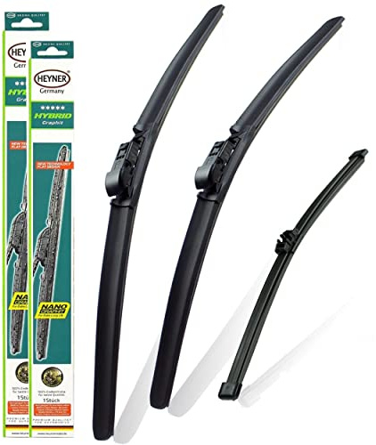 Heyner Set Of 3 Windscreen Wiper Blades 2618ST 10G Fits VW Golf mk8 Hatchback 2020-onwards HH2618ST10G