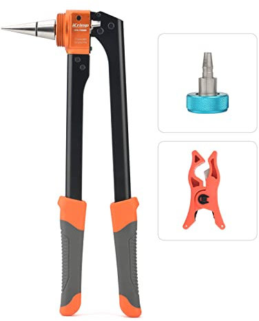 IWISS PEX Erweiterungswerkzeug-Set, automatische Rotation PEX-a Expander mit 1,27 cm und 1,9 cm Expanderkopf für Uponor Wirsbo ProPEX Expansionsringe und PEX-a Armaturen, erfüllt ASTM F1960