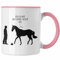 Trendation - Reitern Stall Tasse Geschenk Pferde-Liebhaberin Ach Du Hast Hier Gerade Gepfegt Ups Geschenkidee (Rosa)