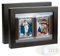 Bivitre Baseballkarten-Vitrine, Wandhalterung, hält Sportkarten für Basketball, Fußball, Hockey, Schwarz, Standard (4 Karten), 2 Stück