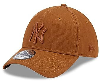 New Era New York Yankees MLB League Essential Tonal Brown 39Thirty Stretch Cap - L-XL (7 1/8-7 5/8)