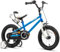 Glerc Kinderfahrrad 16 Zoll Fahrrad mit Stützrädern & Flaschenhalter für 4 5 6 7 8 Jahre alte Jungen und Mädchen, blau