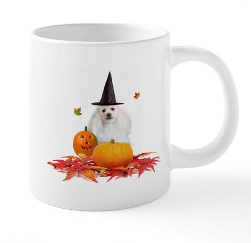 CafePress Halloween Poodle Dog Mugs 20 oz Ceramic Mega Mug