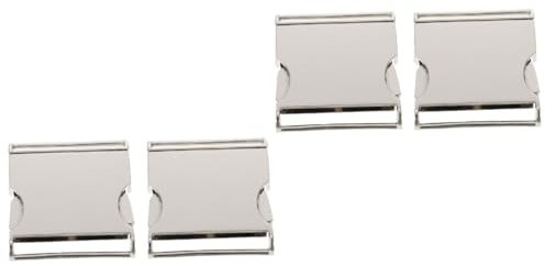EXCEART 4 Stück Metallschnalle Gürtelschnalle Clips Gürtel für Kleider Kleidung verstellbare Schnallen Accessoires für Kleidungsdekor Zinklegierung Verbinder Metallknopf
