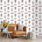 Wallpaper Pink Hot Air Balloon Peel and Stick Wallpaper Self Adhesive Wallpaper Removable Wallpaper for Bedroom Wall Cabinets Decor Worktop Vinyl Covering Sticky Back Wallpaper 1P (45x300cm)