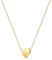 Symretie Goldkette mit Buchstaben J,14K Gold Vergoldet Initiale Halskette,Kleine Kette mit Buchstaben Gold Initial Herz Anhänger Kette für Damen Mädchen
