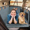 JOEJOY Back Seat Extender for Dogs - Dog Car Seat Cover for Dogs Waterproof & Foldable, Non-Slip Back with Hard Bottom Car Seat Cover for Cars, Trucks and SUVs, Suit for Travel Camping