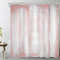LB Rustic Farmhouse Shower Curtain Pink Wooden Plank Shower Curtains for Bathroom Vintage Barn Wood Polyester Anti Mould Waterproof Extra Wide Bath Curtain Set with Hooks,69Lx94W inches