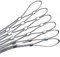 Rygcrud 304 Edelstahl-Drahtseilgeflecht, Flexibel Kabel Balustrade Mesh, Balkontreppe Fallschutz Zaun, Abschreckende Diebstahlsperre, Geflügelnetz(Silver-3mm,1x15m)