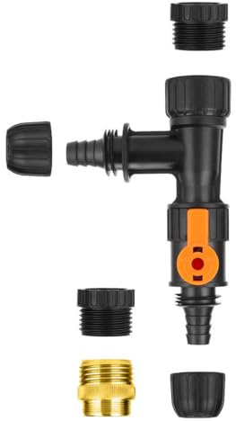 Hsthe Sea Aquarium Water Changer Fish Tank Water Changer Faucet Connector Faucet Nozzles Pump with 2 Faucet Adapters