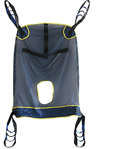 Toilettenschlinge, große Netzschlinge for die Dusche, Heimgebrauch, elektrischer Transfergurt mit Kopfstütze, medizinischer Toilettenstuhl, Ganzkörperschlinge