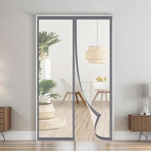 Transparent Magnet Wärmeschutzvorhang Tür 80x115cm,Thermo Türvorhang,Isolier Schutz Vorhang,Selbstschließend,Haustierfreundlich,Wasserdicht, Winddicht,Stromsparen