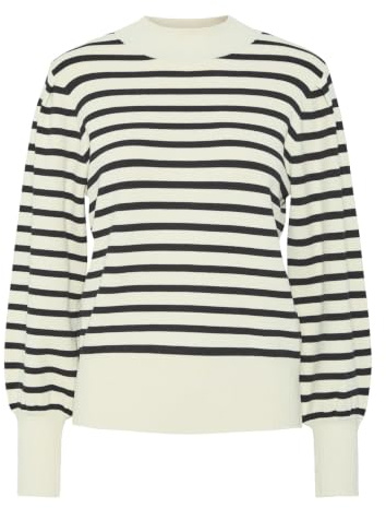 YAS Damen Yasfonny Ls Knit S. Noos Pullover