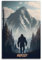 WENJIN Bigfoot ArtCartoon-Poster, klassischer Cartoon-Charakter, Druck, Gemälde, dekoratives Ölgemälde, Leinwand, Maler, Hausdekoration, Bürodekoration, 30 x 45 cm, ungerahmt, 18