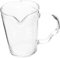FELTECHELECTR Tazza Da Caffè Trasparente Con Scala Graduata Design Elegante e Funzionalper Latte e Facile Da Pulire Per Bar e Ristoranti