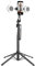 71'' Auto Face Tracking for iPhone 360° Rotation Wireless Remote and Gesture Controls，Motion Sensor Phone Tripod Stand with Light Applied to YouTube, Tiktok, Facetime