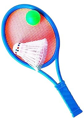 VANZACK Juego De Raquetas y para Tenis y Bádminton Ligero y Compacto Ideal para Niños y Niñas (Color Al Azar)