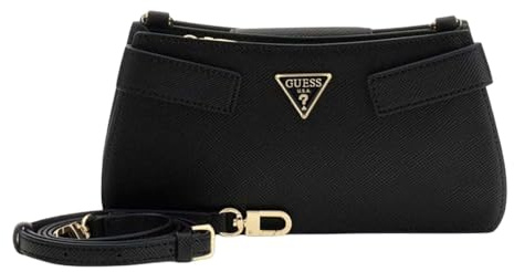 GUESS Schultertasche Umhängetasche Serenova Mini Crossbody Bag Black schwarz
