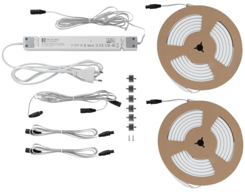 Hörmann LED-Stripes Garagen Beleuchtung (LED-Beleuchtung, bessere Sicht beim Einparken, Garagenbeleuchtung, Garagentorzubehör, Zubehör Garage) 4556539