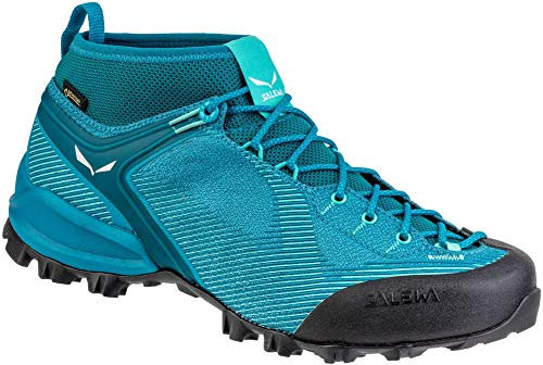 Salewa WS Alpenviolet Gore-TEX Scarpe da Trekking e da Escursionismo Donna , Malta/Lagoon Green, 40 EU