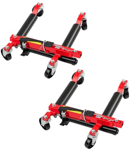 Wagenheber Rangierheber Rangierhilfe PKW Auto Rangierwagenheber Rangierroller TrutzHolm® (2 Stück)