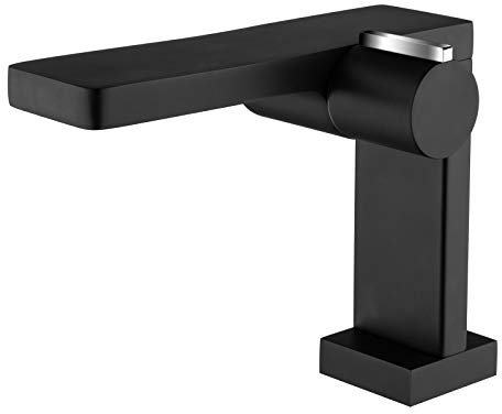 Design Waschtischarmatur Badarmatur NT3110B - Wasserhahn in Schwarz