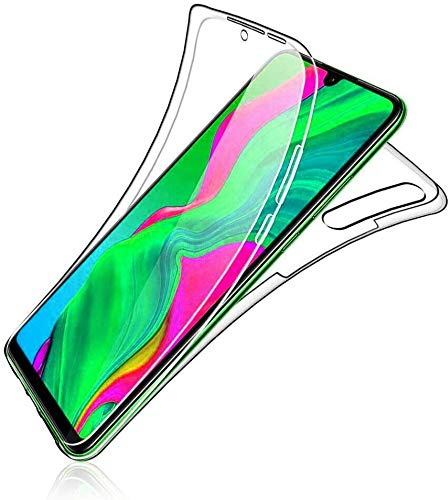 COPHONE® Coque Compatible Huawei P30 Lite Transparente 360 Protection intégrale Avant Souple + arrière Rigide. Housse Tactile 360 degres Anti Choc.