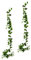 Künstliche Mini Efeuranke Girlande Künstlicher Unechter Efeu Hängend Pflanze Blätter Busch Wanddekoration Kunstblume Blumen Deko Unechte Pflanze Floristik Hängepflanzen Ranke Reben 2er Set 170 cm
