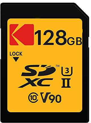 KODAK SD 128GB UHS-II U3 V90 Ultra Pro