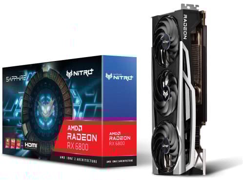 Sapphire Radeon RX 6800 Nitro+ (16GB GDDR6/PCI Express 4.0/1980MHz - 2190MHz/16000MHz)