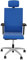 Dauphin Cento Miglia 24 h/XXL, Bürostuhl, ideal auch für das Home-Office, ergonomisch, bis zu 200Kg belastbar (Blau)