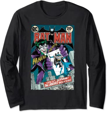 DC Batman Cover 251 Joker Long Sleeve T-Shirt
