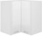 vidaXL Eckhängeschrank Küchenschrank Küchenzeile Hängeschrank Küchenmöbel Einbauküche Küche Schrank Küchenblock Hochglanz-Weiß 57x57x60cm Holzwerkstoff