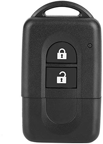 Yctze pour Coque clé Voiture Qashqai Coque de Protection Intelligente pour Porte-clés à Distance de Voiture en ABS à 2 Boutons pour pour Étui Porte-clés Flip Étui à clés