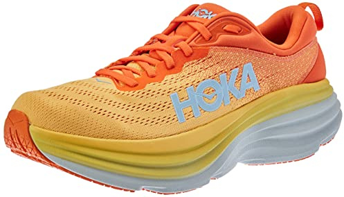 HOKA ONE ONE 1123202-PBAY Bondi 8 Running Shoes Male PUFFIN'S Bill/Amber Yellow 11