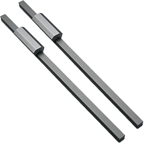 2 Stück Griffe aus Europäischer Aluminiumlegierung Küchenschrank zieht Garderobengriffe Schubladen Ziehen Gesamtlänge,Grau (980mm)