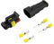 10 x KFZ Kabel Steckverbinder 2-polig/Schnellverbinder; IP67 wasserdicht; für Auto Motorrad Boot