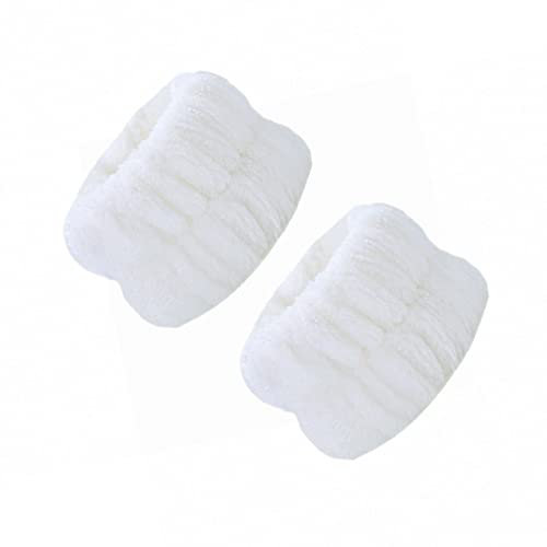 1 Pairs Wristbands for face washing Spa Washing Face Sweatbands Microfiber Wrist Wash Band Makeup Elastic Wrist Wash Band for Washing Face Keep Liquid from Spilling Down Your Arms