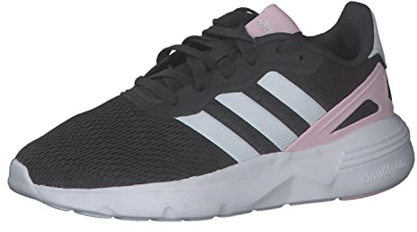 adidas Damen Nebzed Cloudfoam Lifestyle Running Shoes, grey six/Cloud white/clear pink, 42 EU