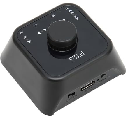 Bluetooth Page Turner Pedal, Wiederaufladbarer Kabelloser Multimedia-Controller-Schlüsselschalter für Android, für Usw (Schwarz)