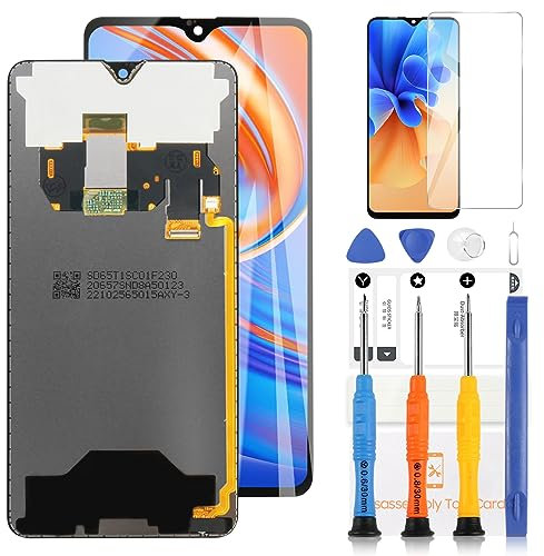 Pantalla para Huawei Mate 20 Reemplazo de la pantalla LCD para Huawei Mate 20 HMA-L09 L29 AL00 Pantalla LCD Touch Screen Digitizer Asamblea con kit de reparación Herramientas (negro)
