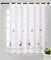 MERCURY TEXTIL- Cortinas de Cocina Translucidas Blancas con Dibujos Bordados de 140x140cm, Pack de 2 Visillos con Trabillas, Cortina para Cocina y Sala de Estar, Cortinas de Media Altura. (Capuchino)