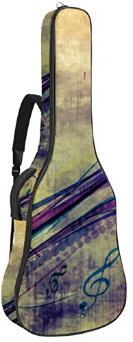 Eslifey Tasche für Akustikgitarre, Farbiger Traumfänger, verstellbarer Schultergurt, Gitarrenkoffer, Gigbag 40, 41, 42 Zoll, Farbe 4, 42.9x16.9x4.7 in, Klassisch